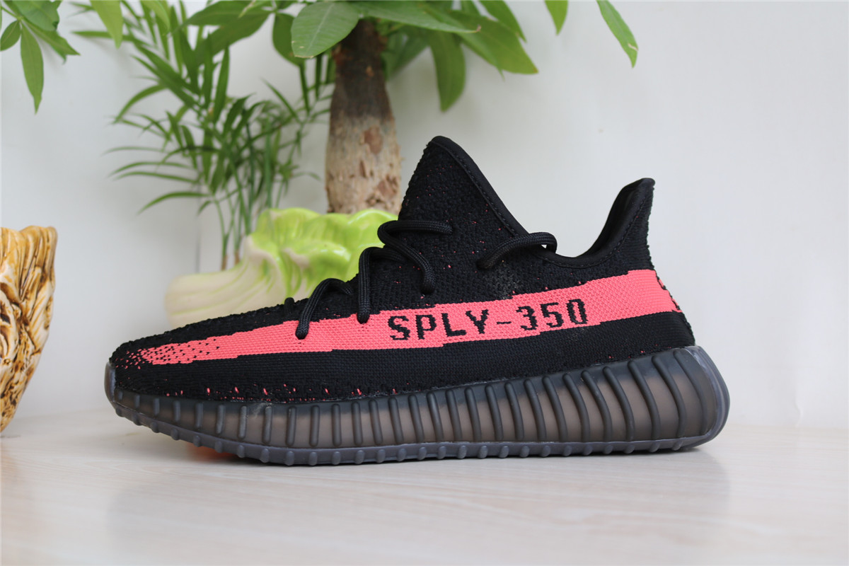 3rd Adidas Yeezy 350 V2 Boost Sply Core Black Red