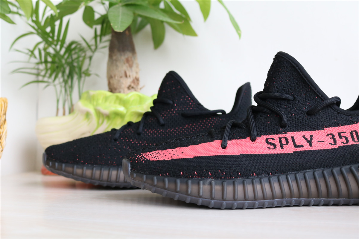 3rd Adidas Yeezy 350 V2 Boost Sply Core Black Red