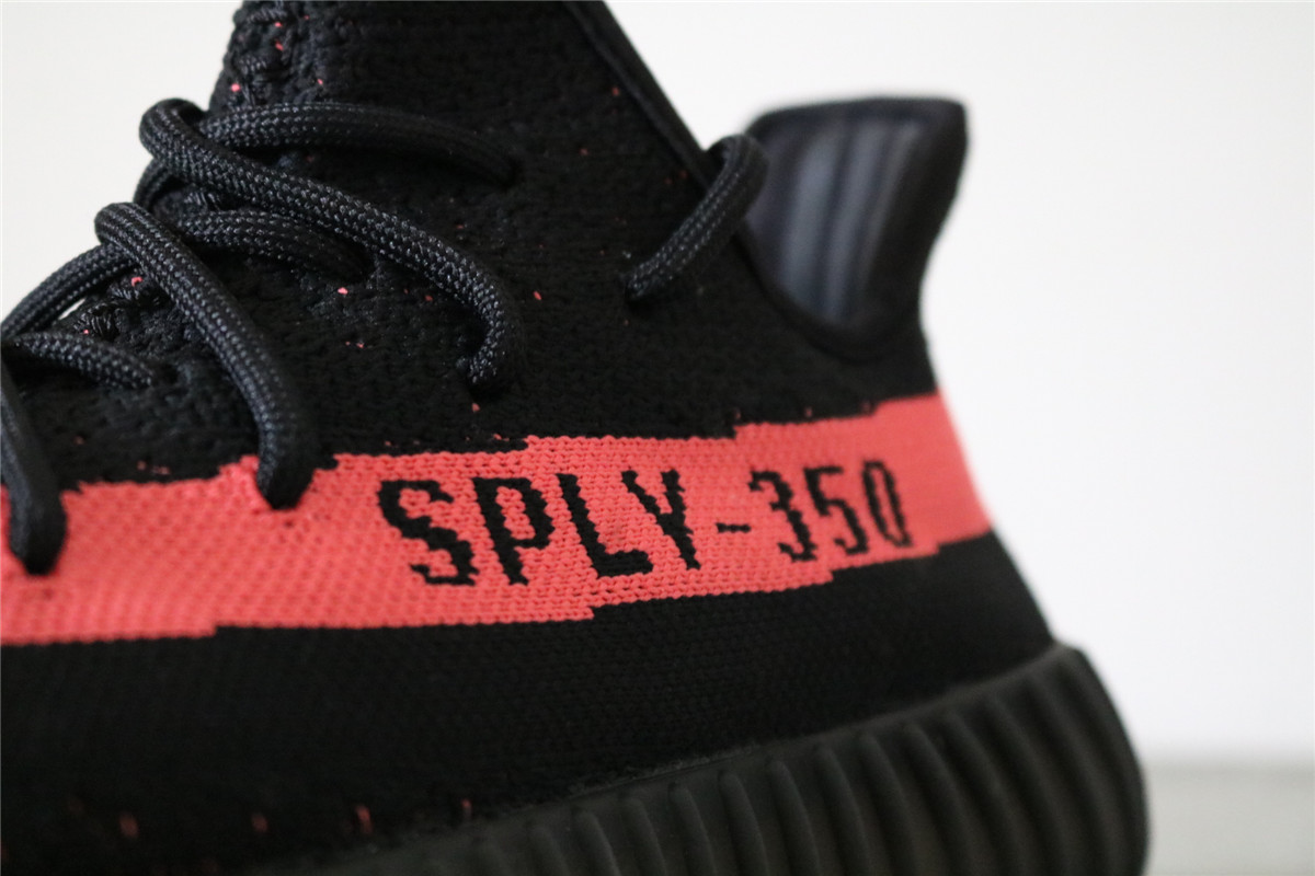 3rd Adidas Yeezy 350 V2 Boost Sply Core Black Red