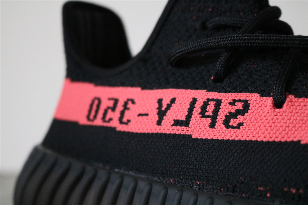 3rd Adidas Yeezy 350 V2 Boost Sply Core Black Red