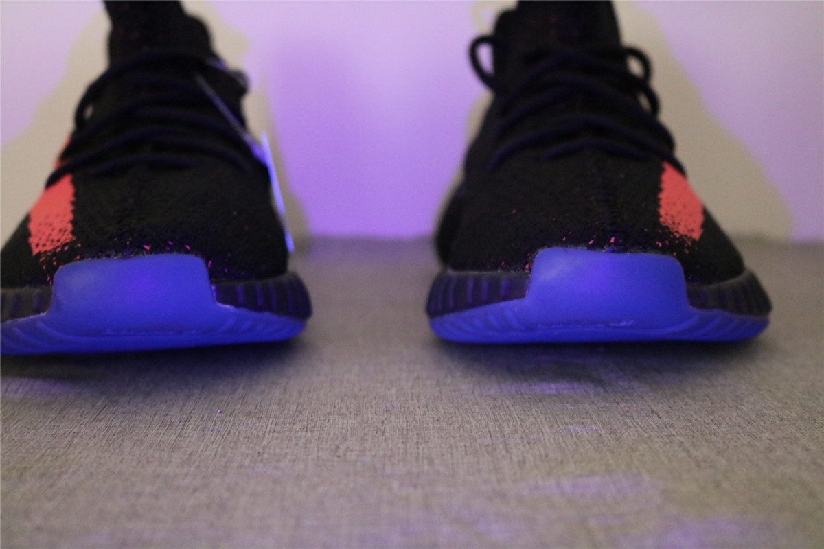 3rd Adidas Yeezy 350 V2 Boost Sply Core Black Red