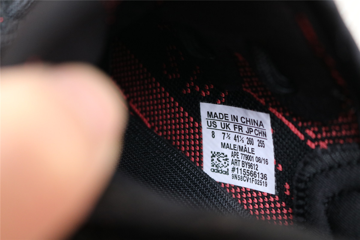 3rd Adidas Yeezy 350 V2 Boost Sply Core Black Red