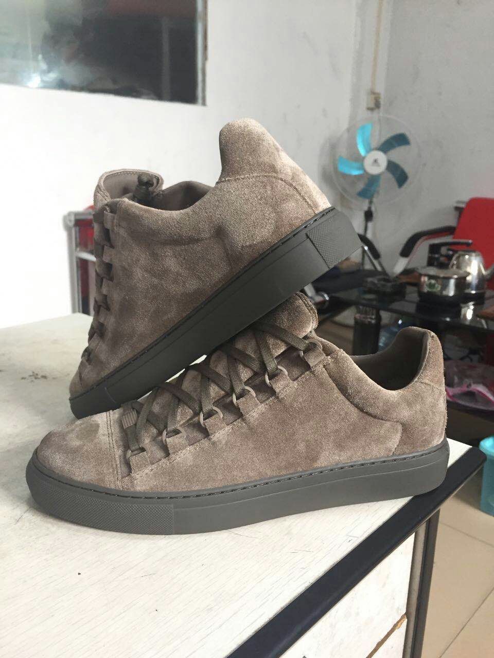 Super Perfect Balenciaga Arena Brown Low Sneakers
