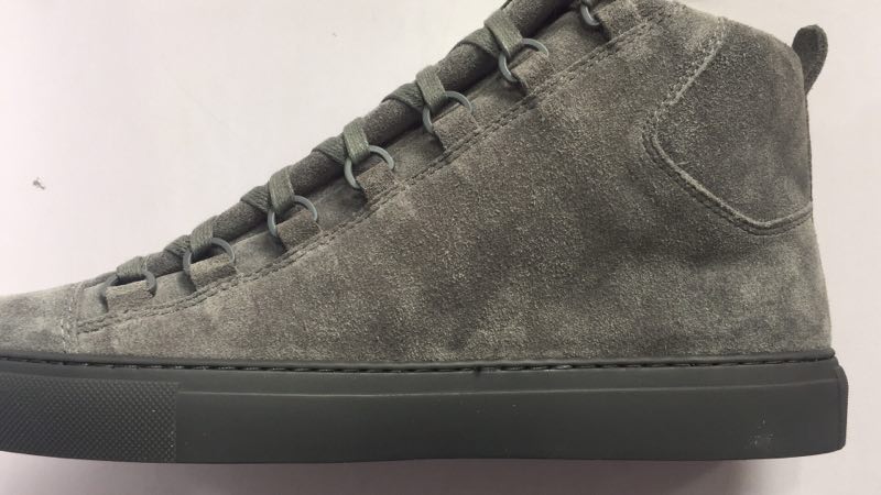 Super Perfect Balenciaga Arena Grey High Sneakers