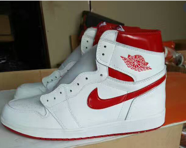 Authentic Air Jordan 1 OG Metallic Red Aj1
