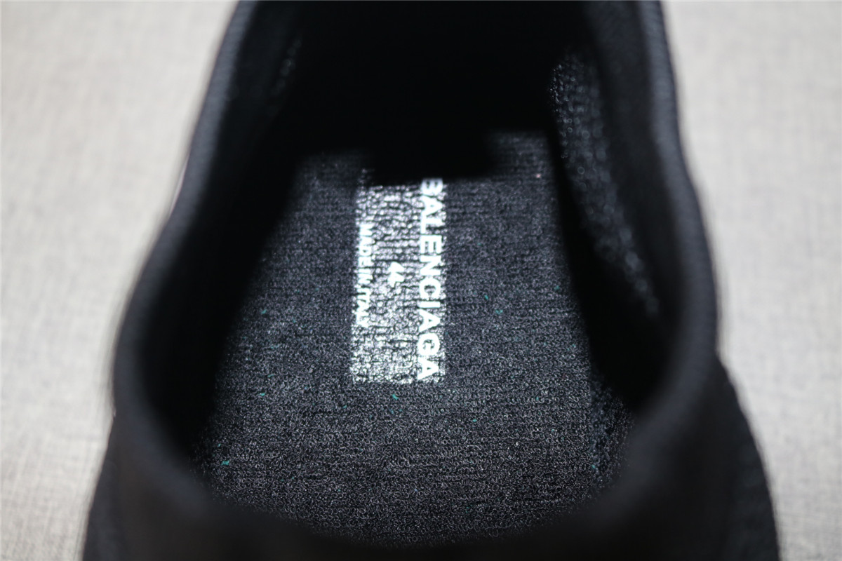 Balenciaga Pureblack Mesh Spray Runner Sneaker