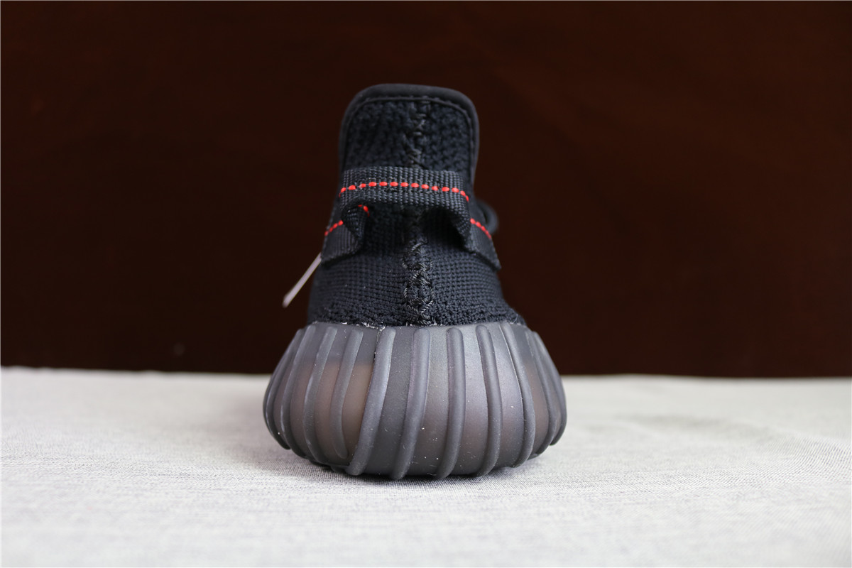 4th Adidas Yeezy 350 V2 Boost Black Red Bred
