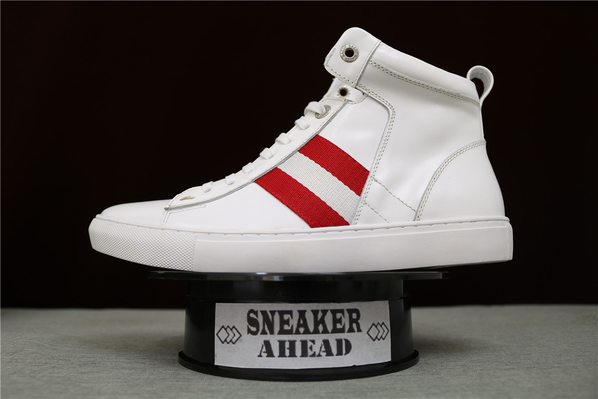 Bally White High Sneaker