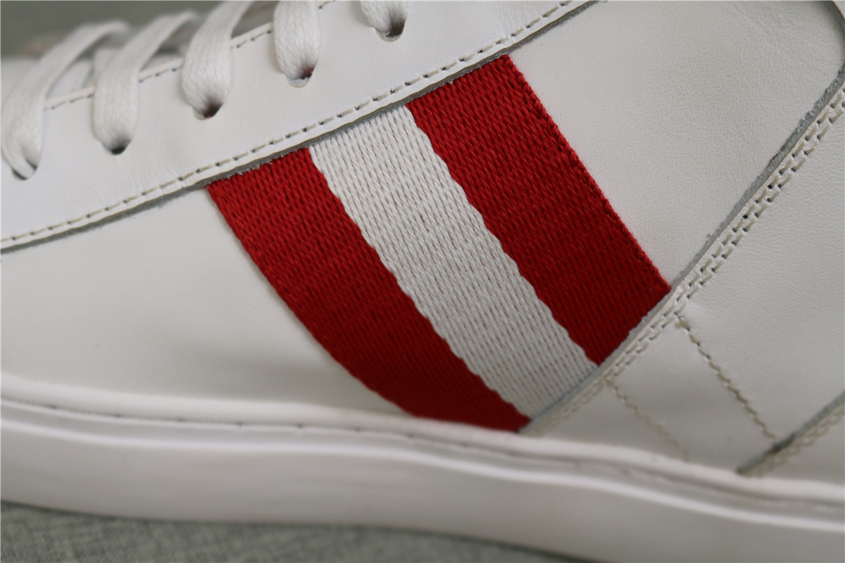 Bally White High Sneaker