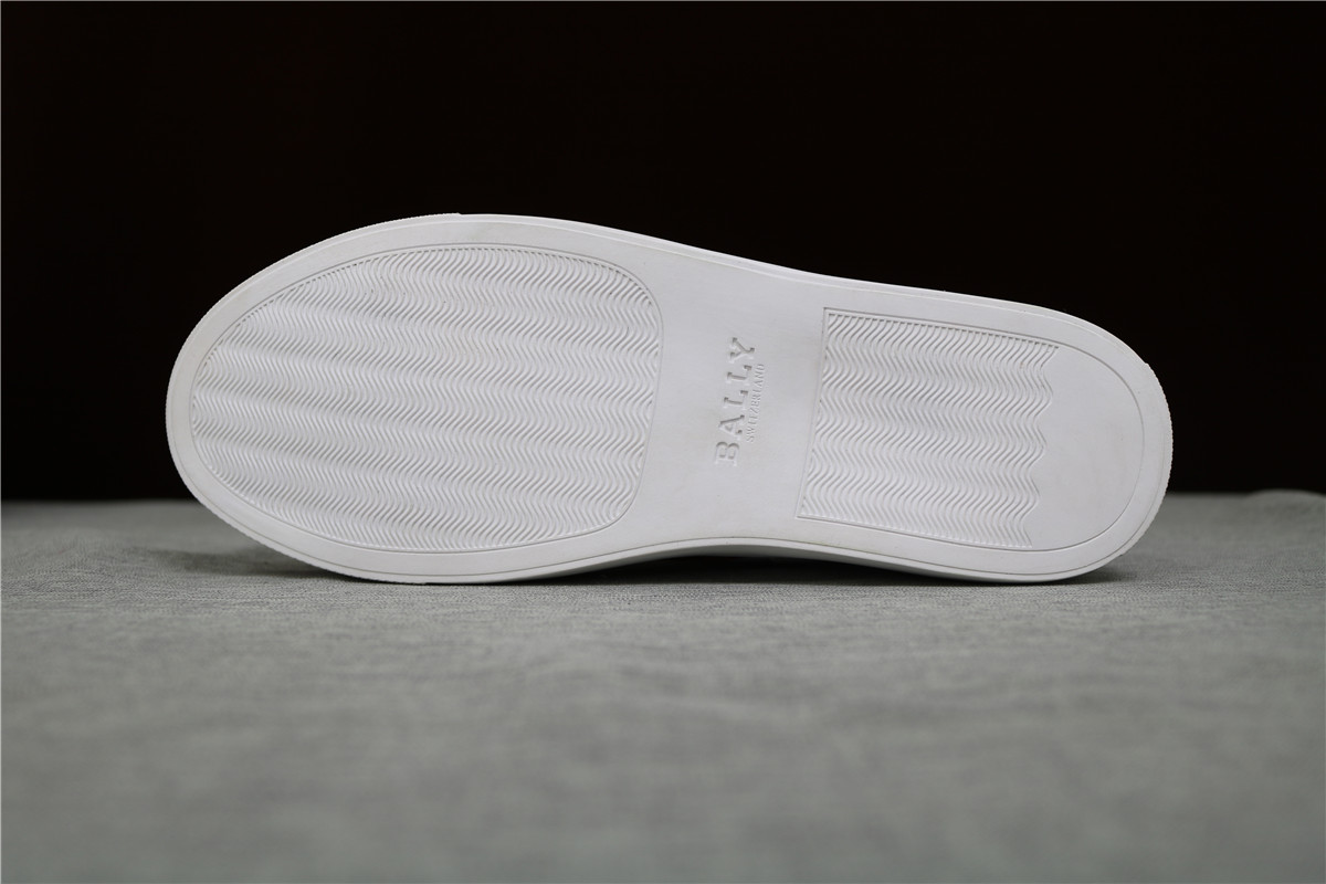 Bally White High Sneaker