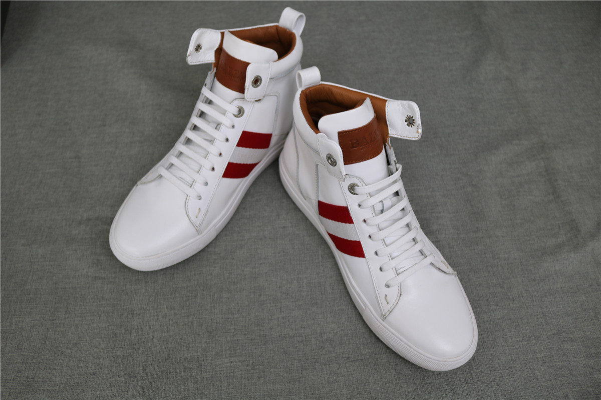 Bally White High Sneaker