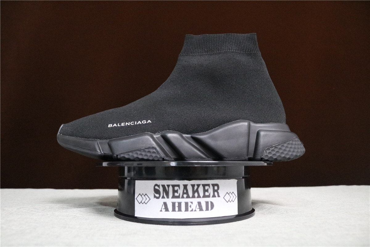 Authentic Balenciaga Speed Sock All Black