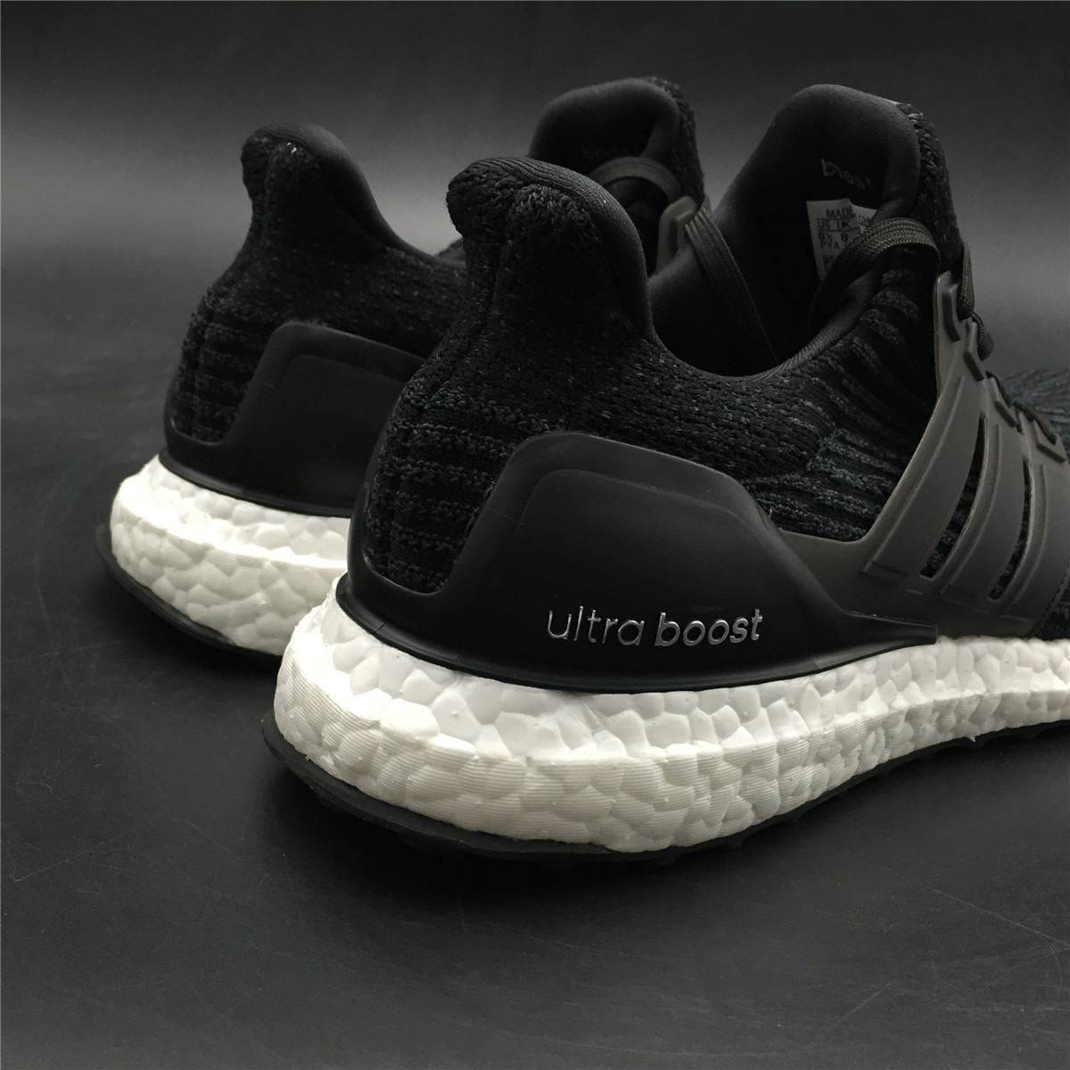 Adidas Ultraboost 3.0 Primeknit Continental Black White