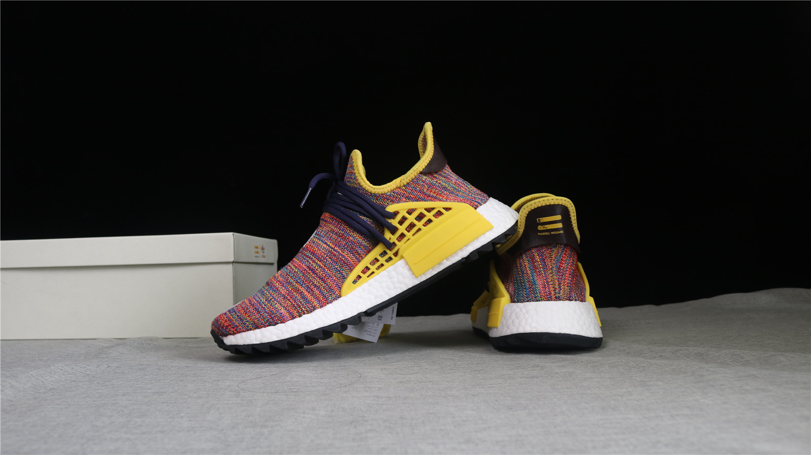 Adidas Pharrell NMD Trail Ac7360 Noble Ink Bold Yellow