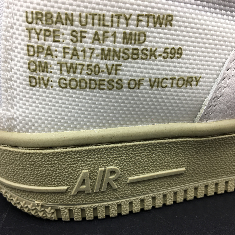 Nike Air Force 1 Mid Ivory Neutral Olive 917753-101