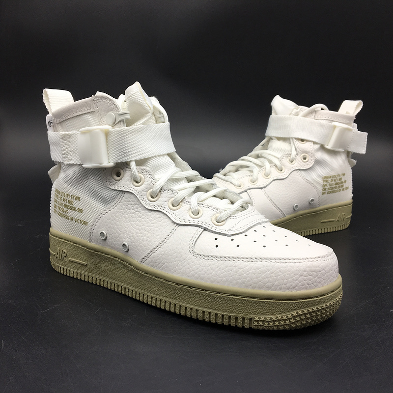 Nike Air Force 1 Mid Ivory Neutral Olive 917753-101