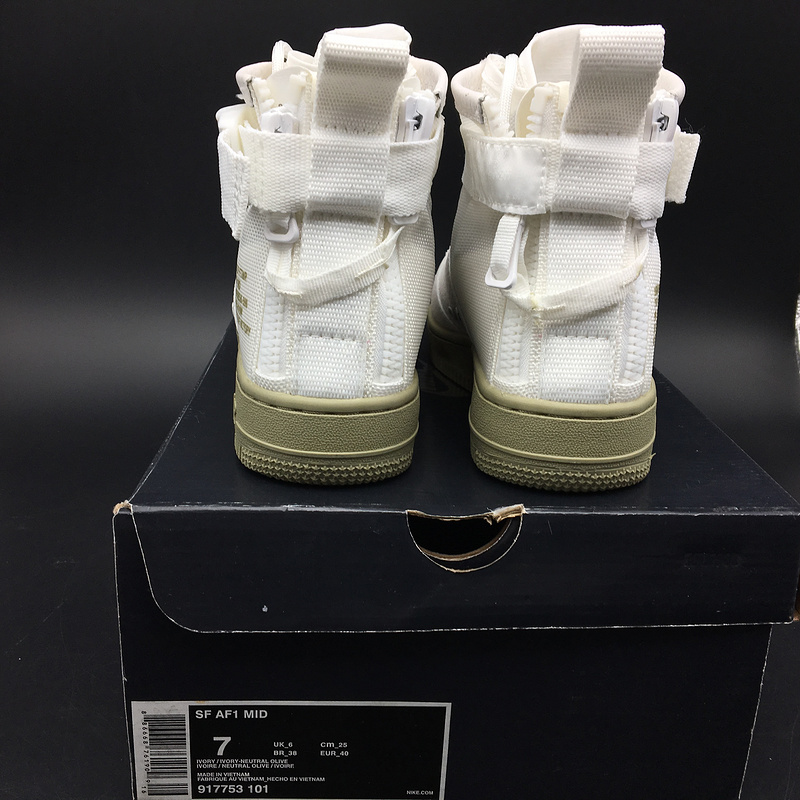 Nike Air Force 1 Mid Ivory Neutral Olive 917753-101