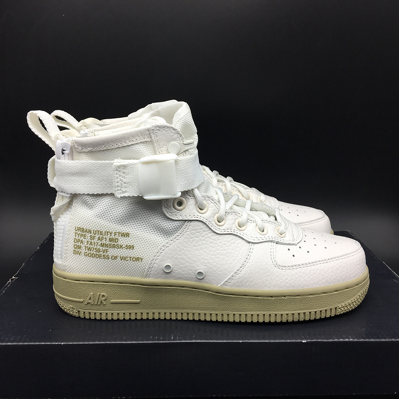 Nike Air Force 1 Mid Ivory Neutral Olive 917753-101