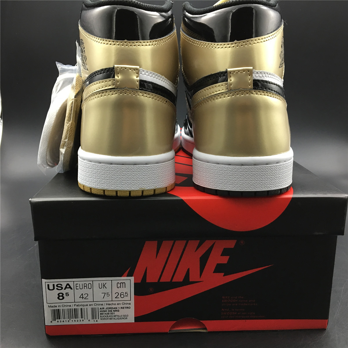 Air Jordan 1 Gold Top 3