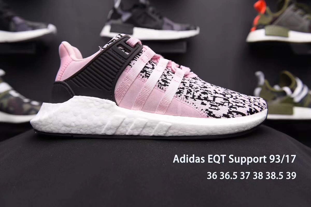 Adidas EQT Support 93/17 Glitch Pink Black