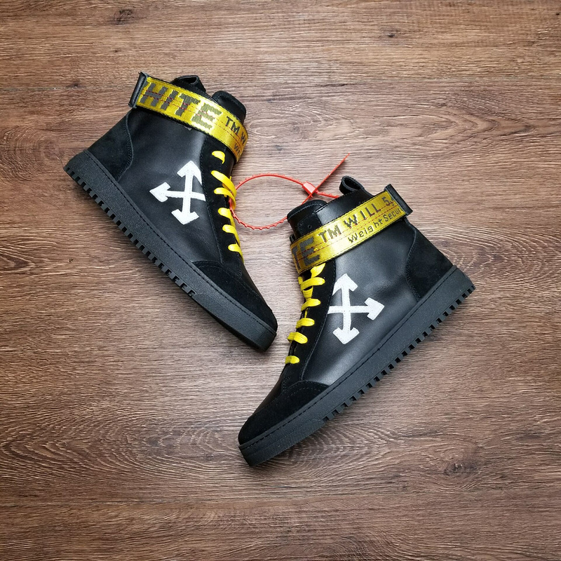 Off-white Arrows High Top Sneakers Black