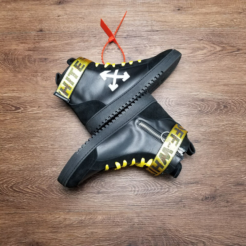 Off-white Arrows High Top Sneakers Black