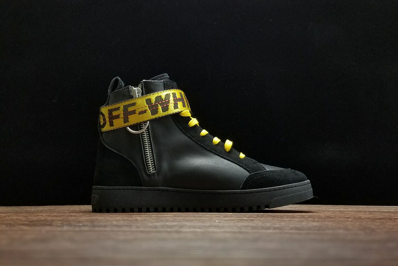 Off-white Arrows High Top Sneakers Black