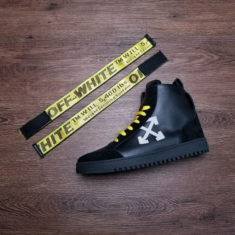 Off-white Arrows High Top Sneakers Black