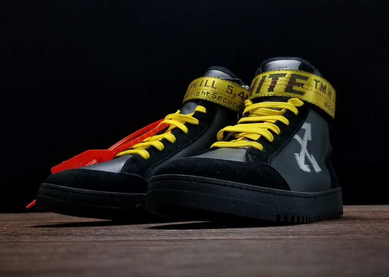 Off-white Arrows High Top Sneakers Black