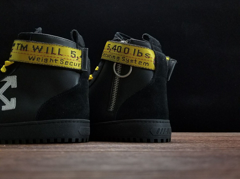 Off-white Arrows High Top Sneakers Black