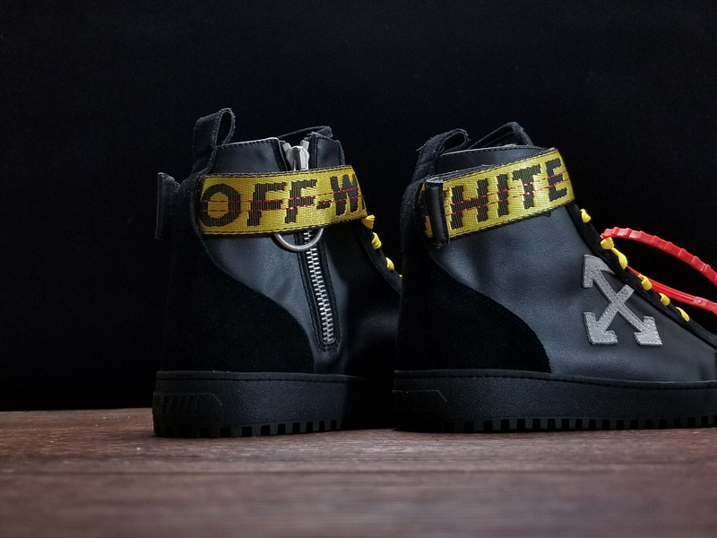 Off-white Arrows High Top Sneakers Black