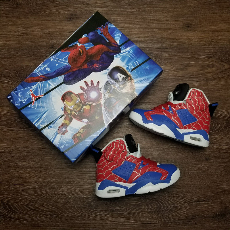 Air Jordan 6 Retro Infant Spider-man