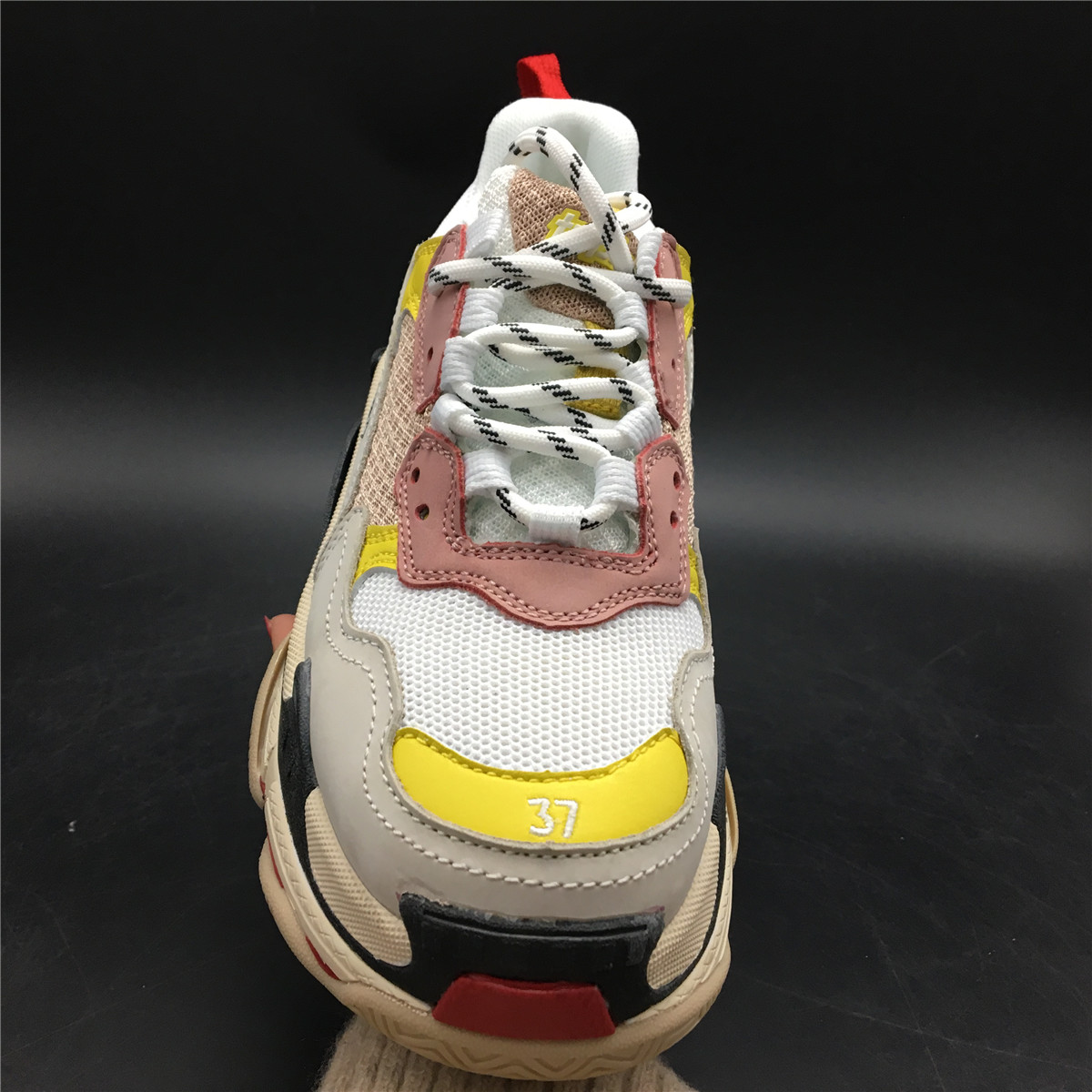 Balenciaga Triple S Cream Yellow Red