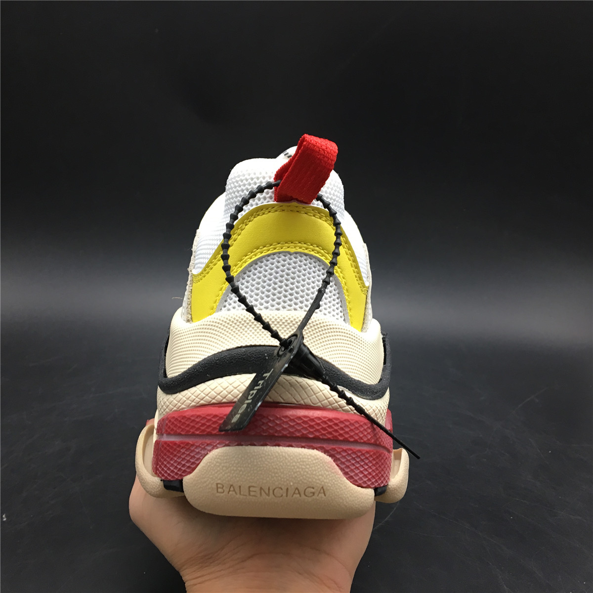 Balenciaga Triple S Cream Yellow Red