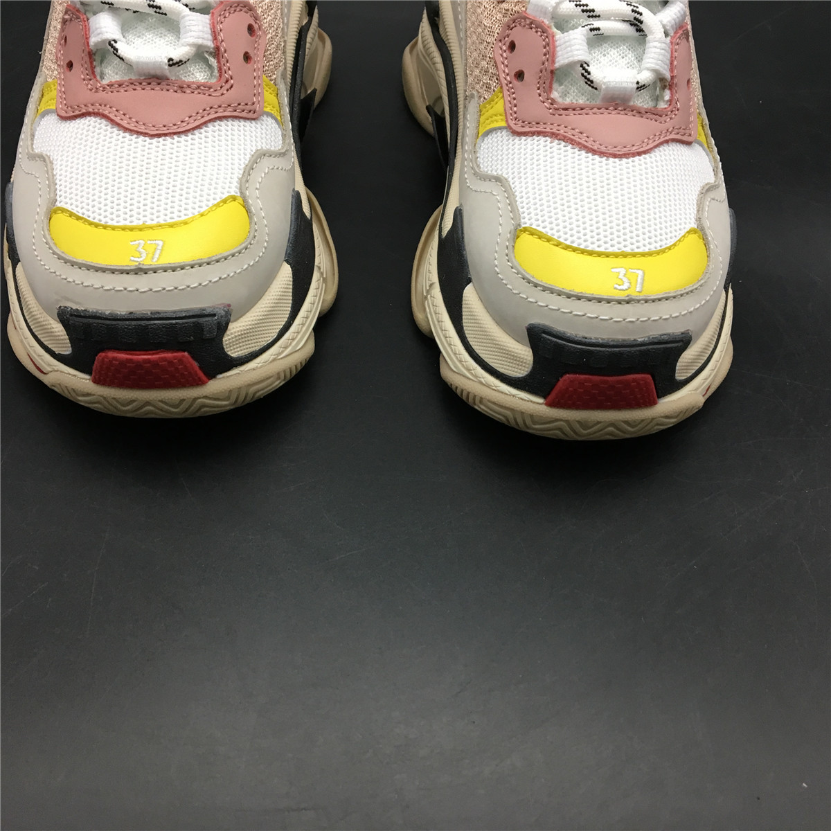 Balenciaga Triple S Cream Yellow Red