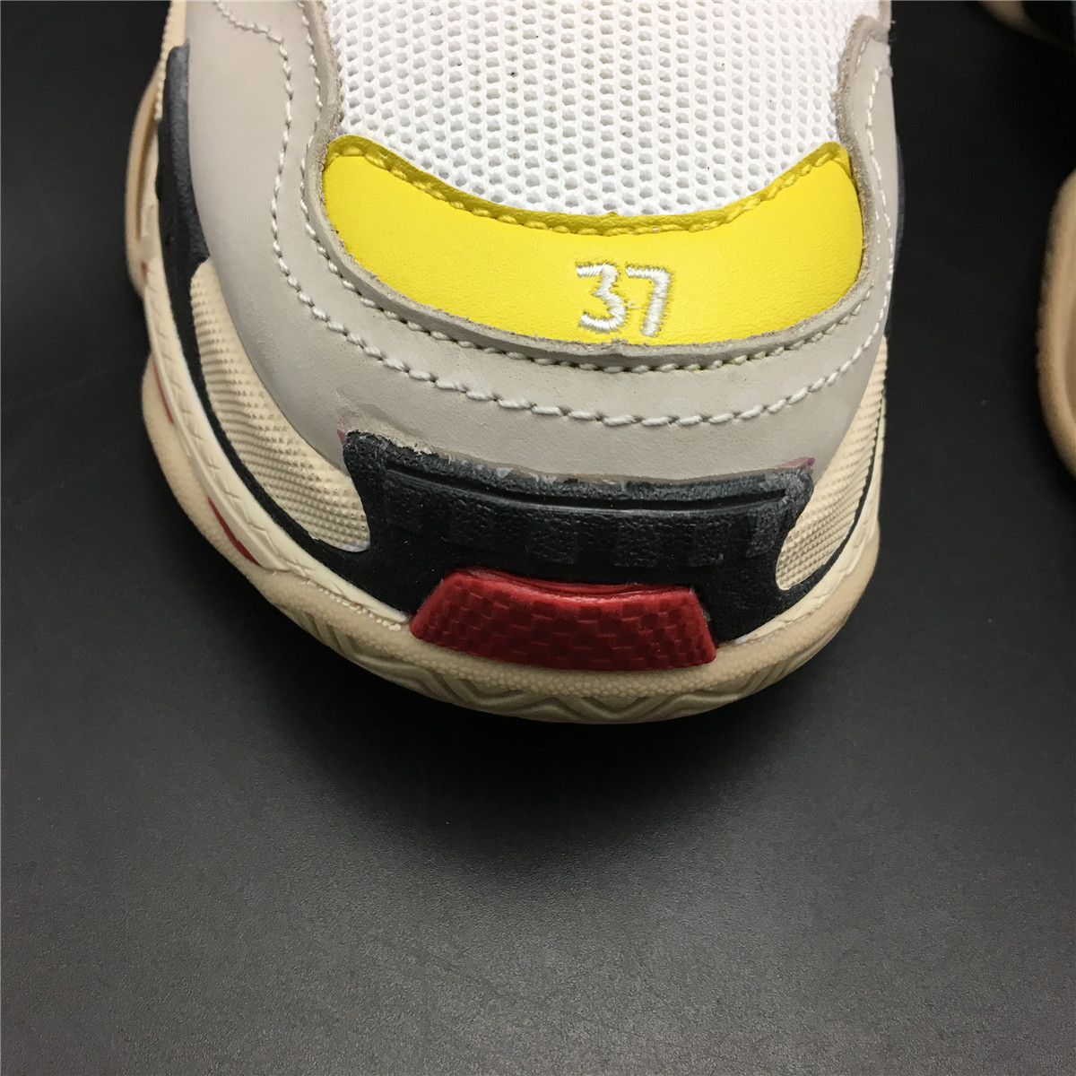 Balenciaga Triple S Cream Yellow Red
