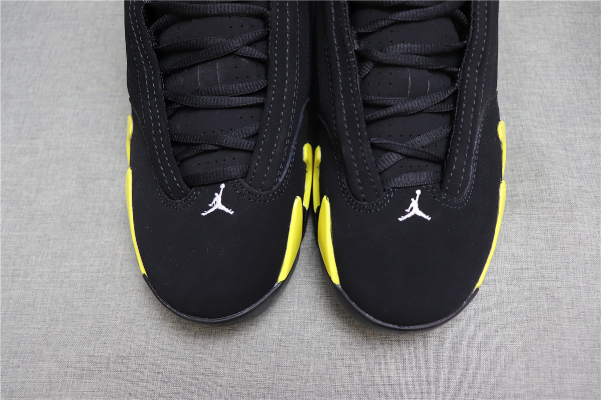 Air Jordan 14 Black Yellow Thunder