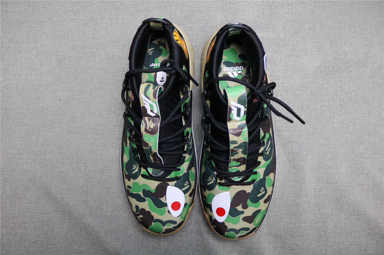 Adidas Dame 4 A Bathing Ape Camo