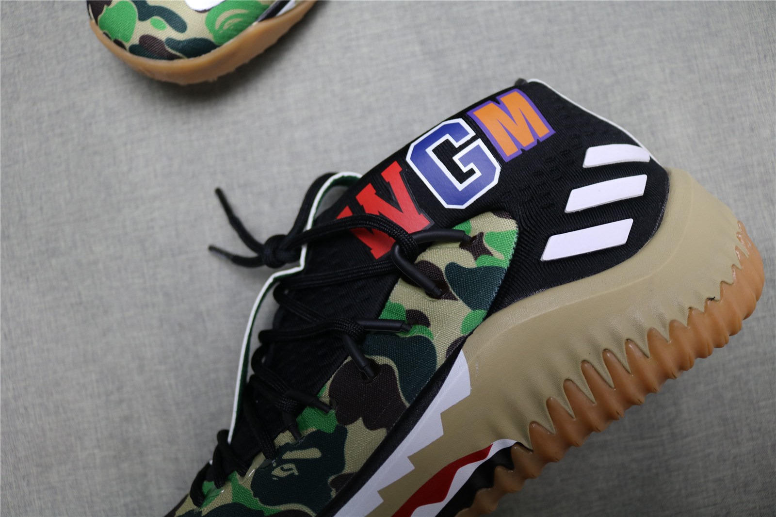 Adidas Dame 4 A Bathing Ape Camo