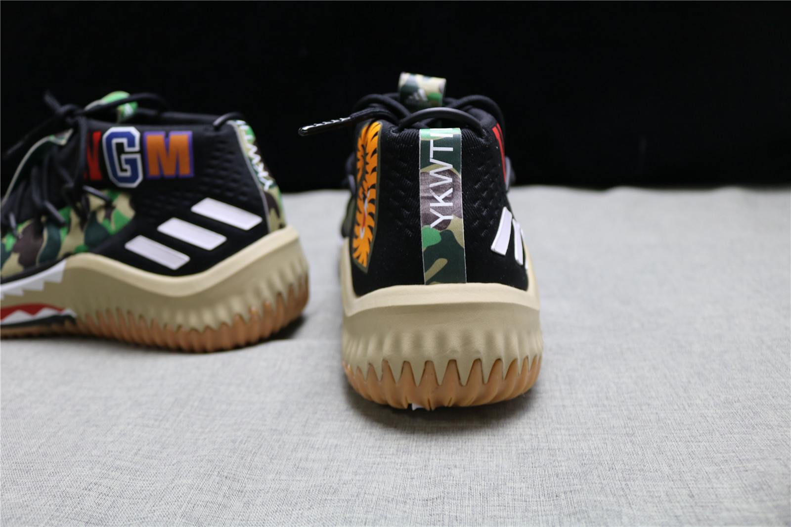 Adidas Dame 4 A Bathing Ape Camo