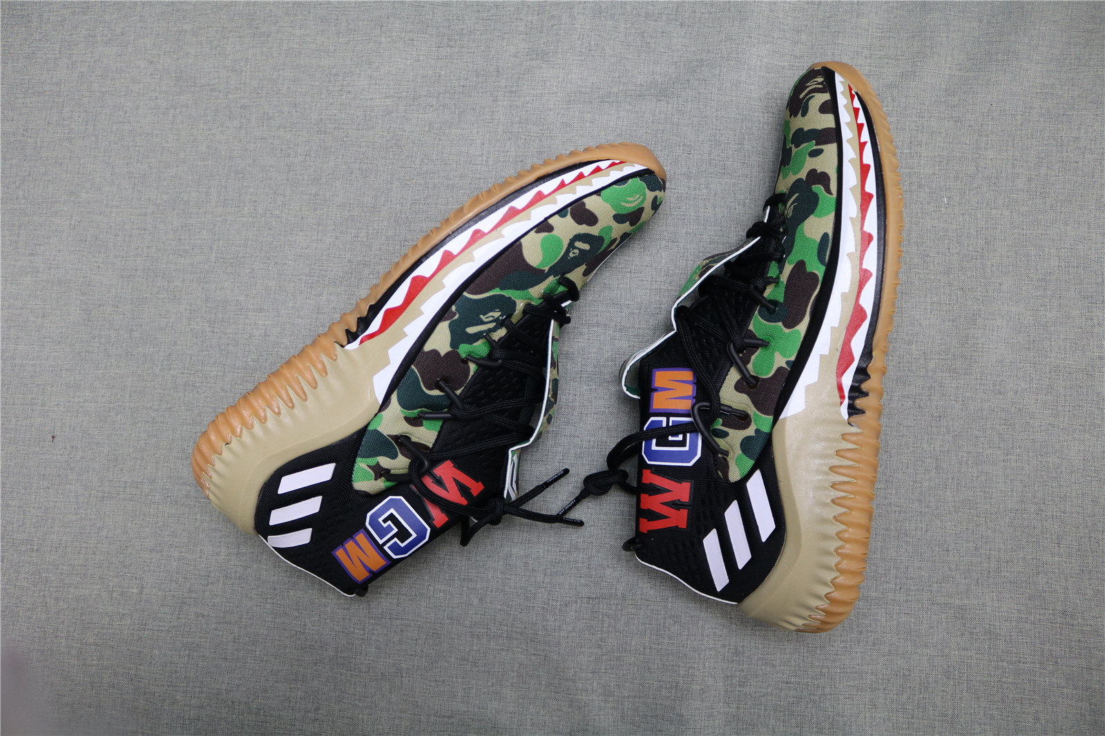 Adidas Dame 4 A Bathing Ape Camo