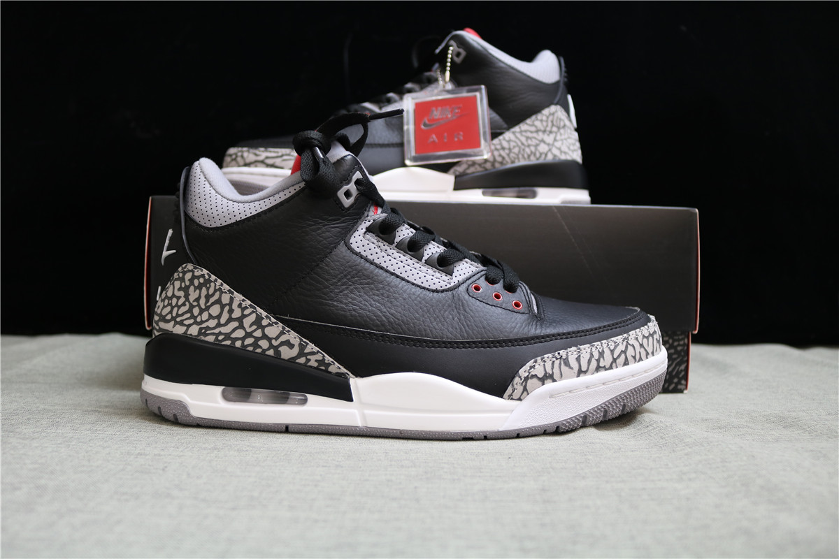 2nd Jordan 3 Retro Black Cement (2018)