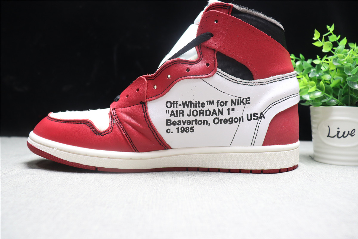 Factory Jordan 1 Retro High Off-white Chicago