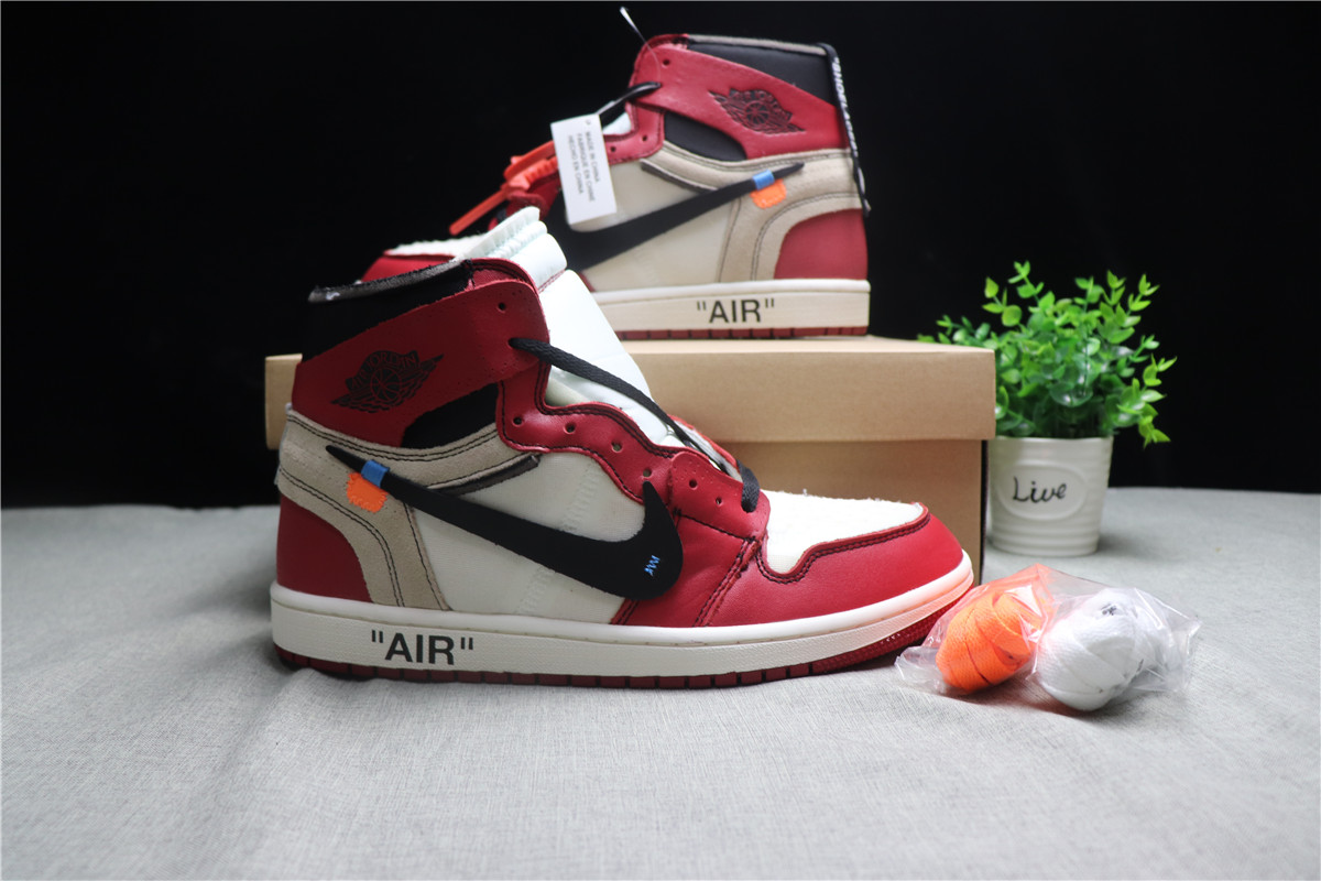 Factory Jordan 1 Retro High Off-white Chicago