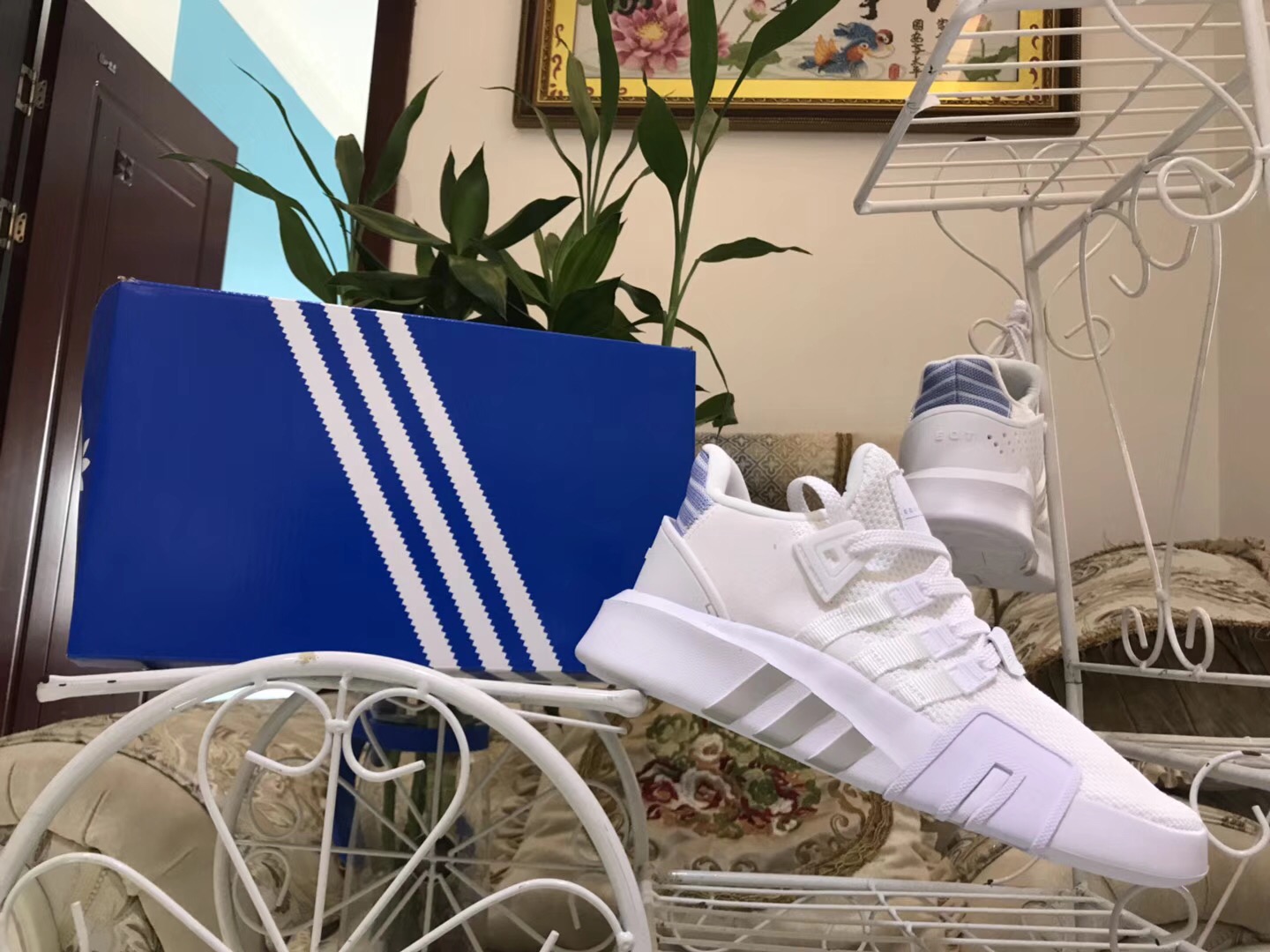 Adidas EQT Basketball Adv Running White Ash Blue