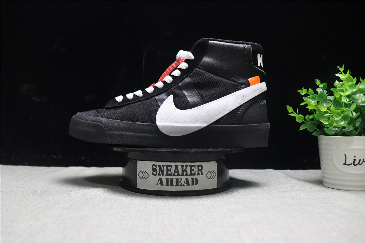 Off-white X Nike Blazer Mid Black