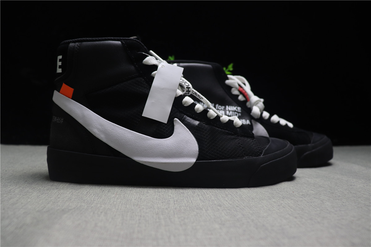 Off-white X Nike Blazer Mid Black