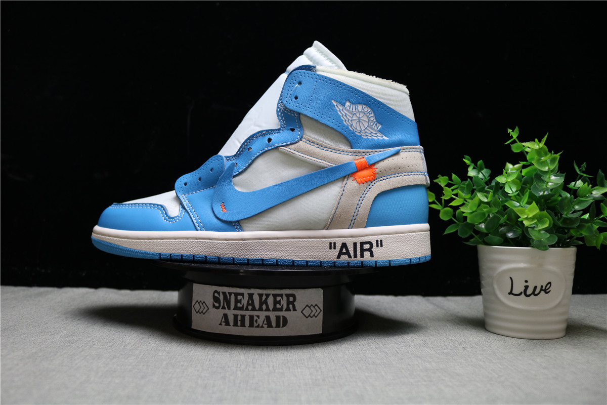 Jordan 1 Retro High Off-white University Blue