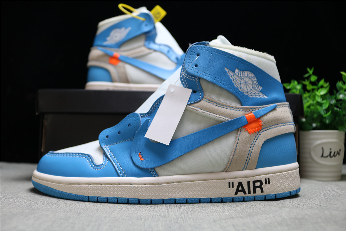 Jordan 1 Retro High Off-white University Blue