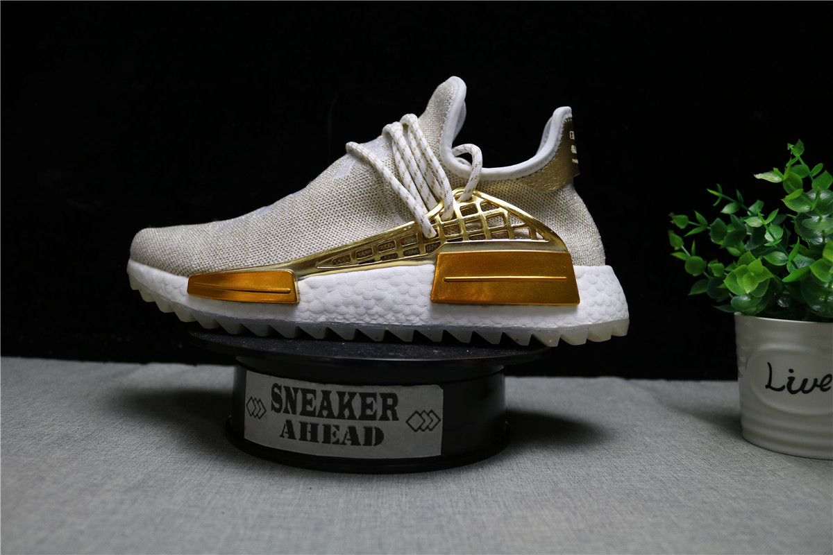 Adidas Pharrell NMD Hu China Pack Happy Gold